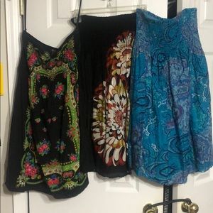 3 strapless sundresses